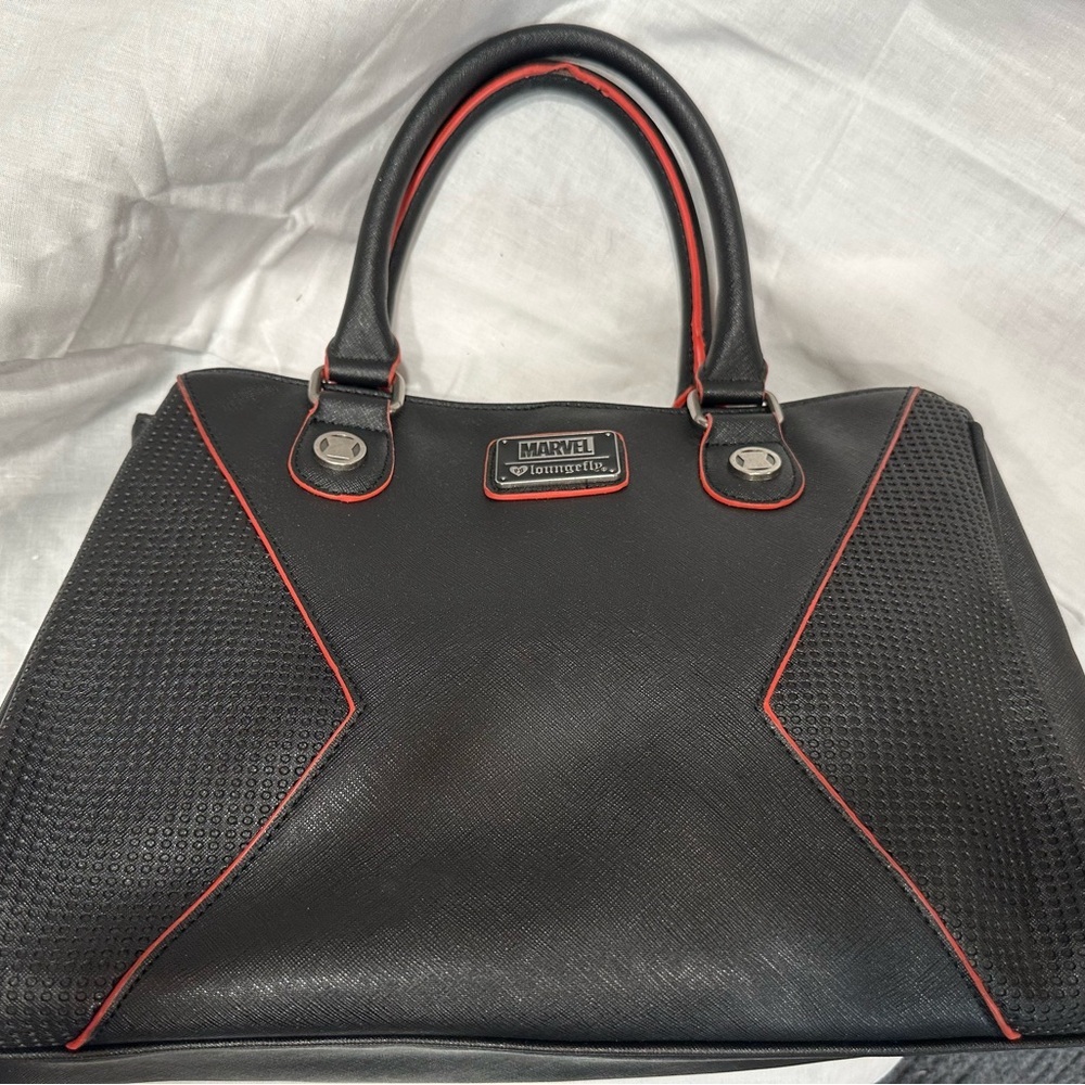 Loungefly Marvel Black Widow Satchel Handbag RARE! retired EUC​
